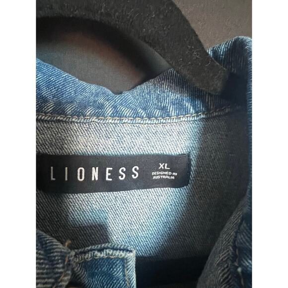 Lioness U Know What's Up Denim Romper, XL, Cotton, Australia, Jumpsuit, Shorts - Picture 3 of 10